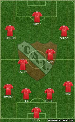 Independiente Formation 2013