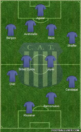 Talleres de Córdoba Formation 2013