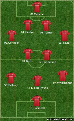 Cardiff City Formation 2013