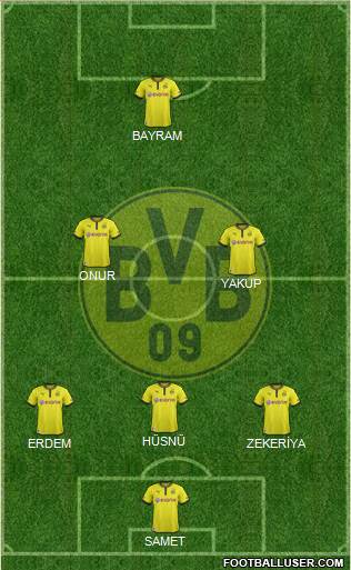 Borussia Dortmund Formation 2013