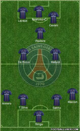 Paris Saint-Germain Formation 2013