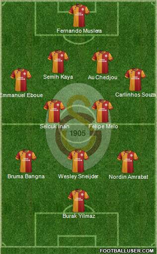 Galatasaray SK Formation 2013