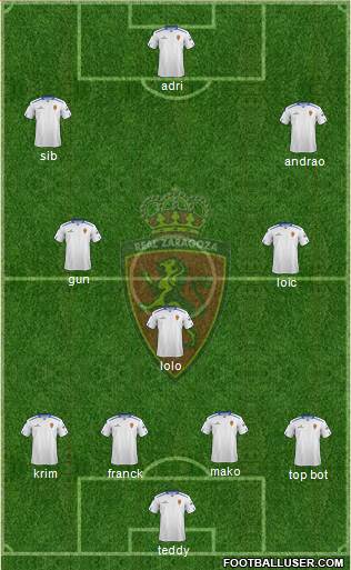 R. Zaragoza S.A.D. Formation 2013
