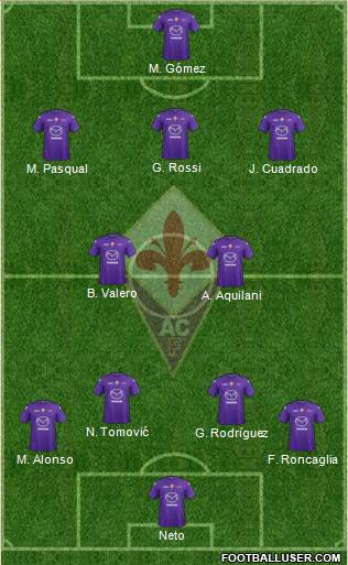 Fiorentina Formation 2013