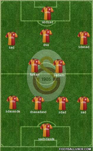 Galatasaray SK Formation 2013