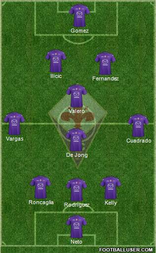 Fiorentina Formation 2013