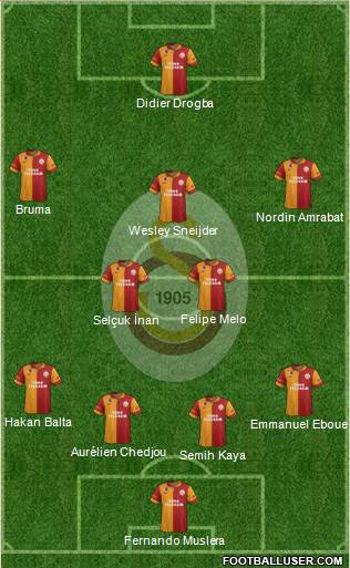 Galatasaray SK Formation 2013
