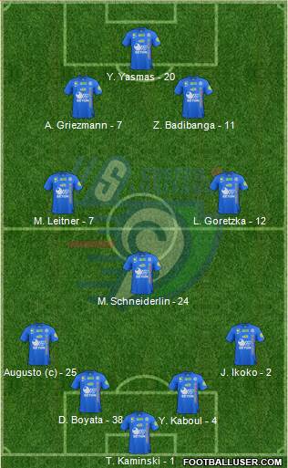 Union Sportive Créteil-Lusitanos Football Formation 2013