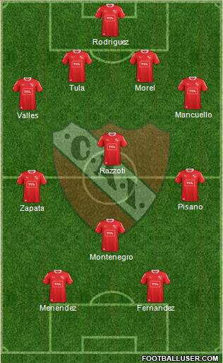 Independiente Formation 2013