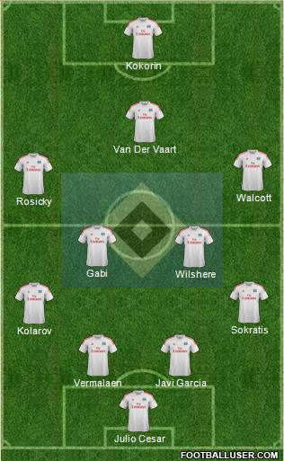 Hamburger SV Formation 2013