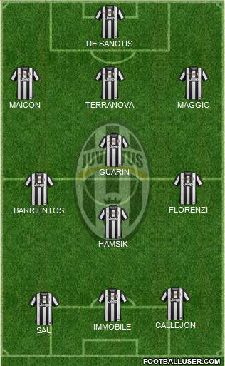 Juventus Formation 2013