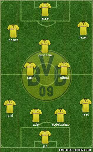 Borussia Dortmund Formation 2013