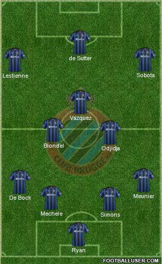 Club Brugge KV Formation 2013
