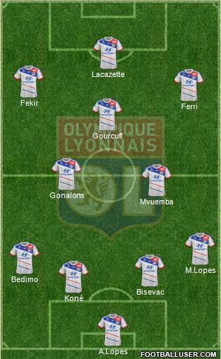 Olympique Lyonnais Formation 2013