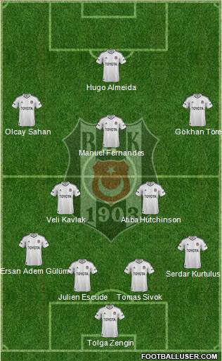 Besiktas JK Formation 2013