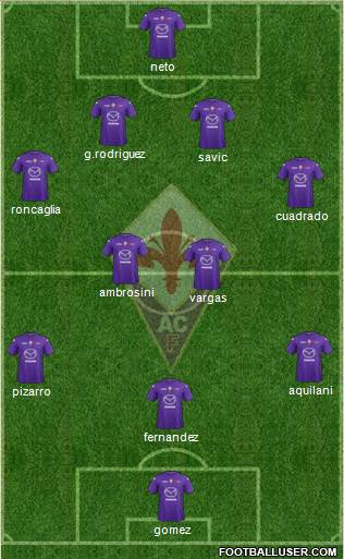 Fiorentina Formation 2013