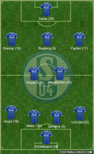 FC Schalke 04 Formation 2013