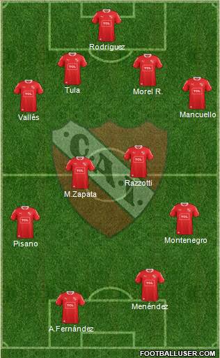 Independiente Formation 2013