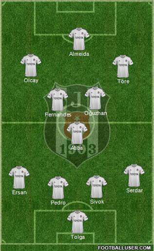 Besiktas JK Formation 2013