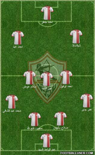 Zamalek Sporting Club Formation 2013