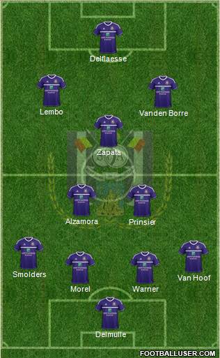 RSC Anderlecht Formation 2013