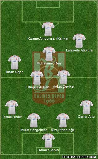 Balikesirspor Formation 2013
