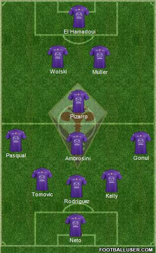 Fiorentina Formation 2013