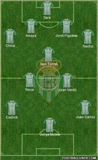 Real Betis B., S.A.D. Formation 2013