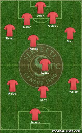 Servette de Genève Football Formation 2013
