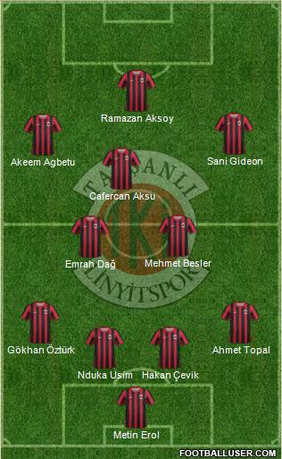 Tavsanli Linyitspor Formation 2013