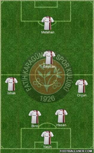 Fatih Karagümrük Formation 2013
