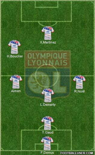 Olympique Lyonnais Formation 2013