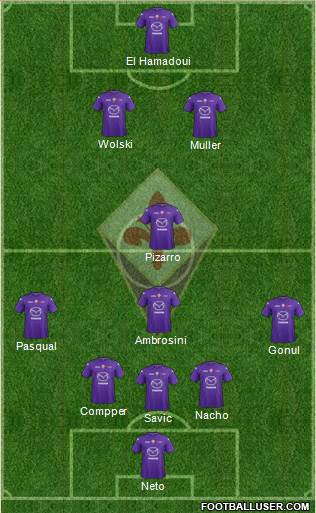 Fiorentina Formation 2013