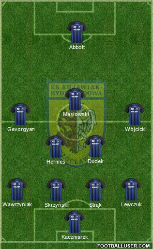 WKS Zawisza Bydgoszcz Formation 2013