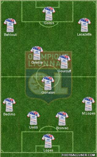 Olympique Lyonnais Formation 2013