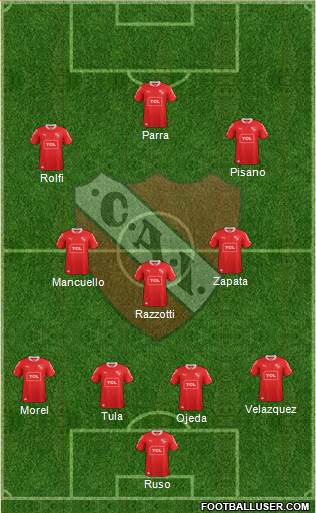 Independiente Formation 2013