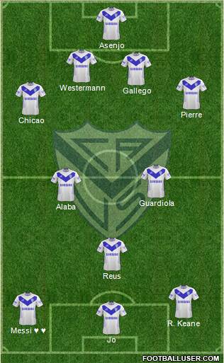 Vélez Sarsfield Formation 2013