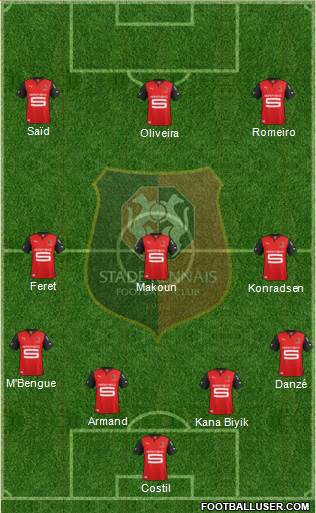 Stade Rennais Football Club Formation 2013