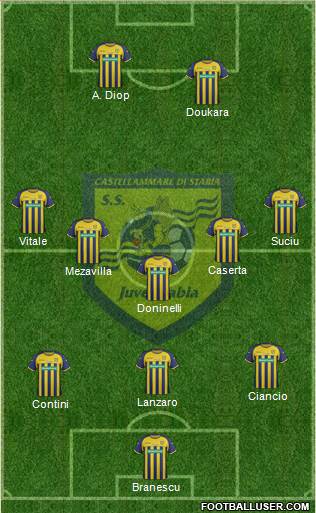 Juve Stabia Formation 2013