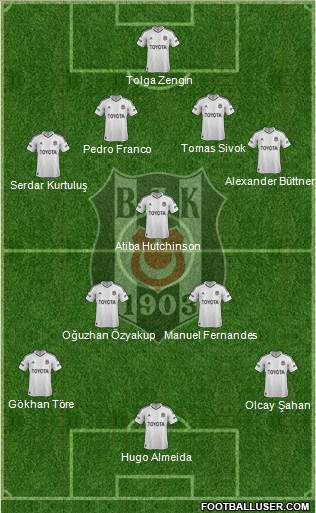 Besiktas JK Formation 2013