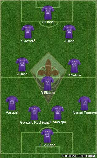 Fiorentina Formation 2013