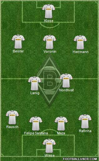 Borussia Mönchengladbach Formation 2013