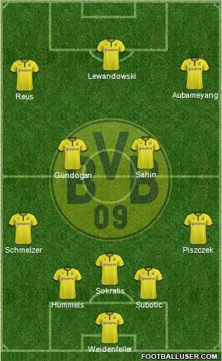 Borussia Dortmund Formation 2013