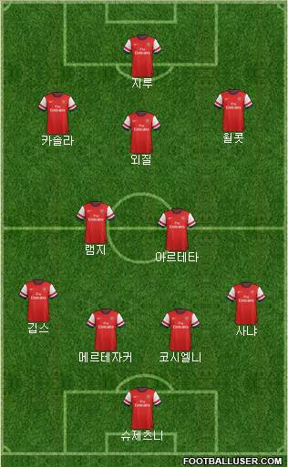 Arsenal Formation 2013