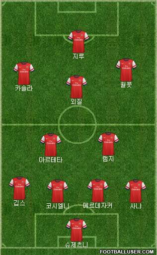 Arsenal Formation 2013