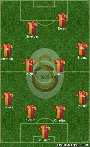 Galatasaray SK Formation 2013