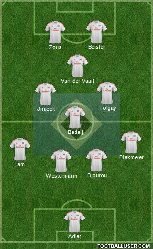 Hamburger SV Formation 2013