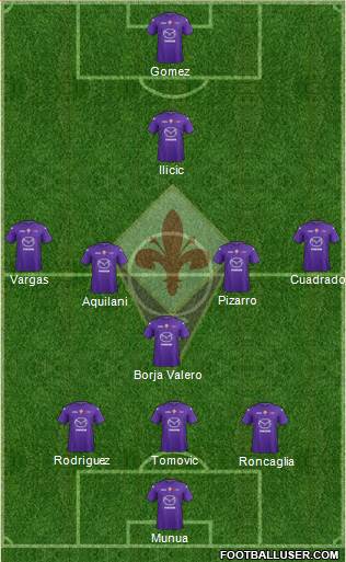 Fiorentina Formation 2013
