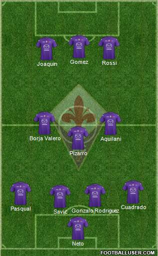 Fiorentina Formation 2013