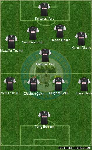 Nazilli Belediyespor Formation 2013